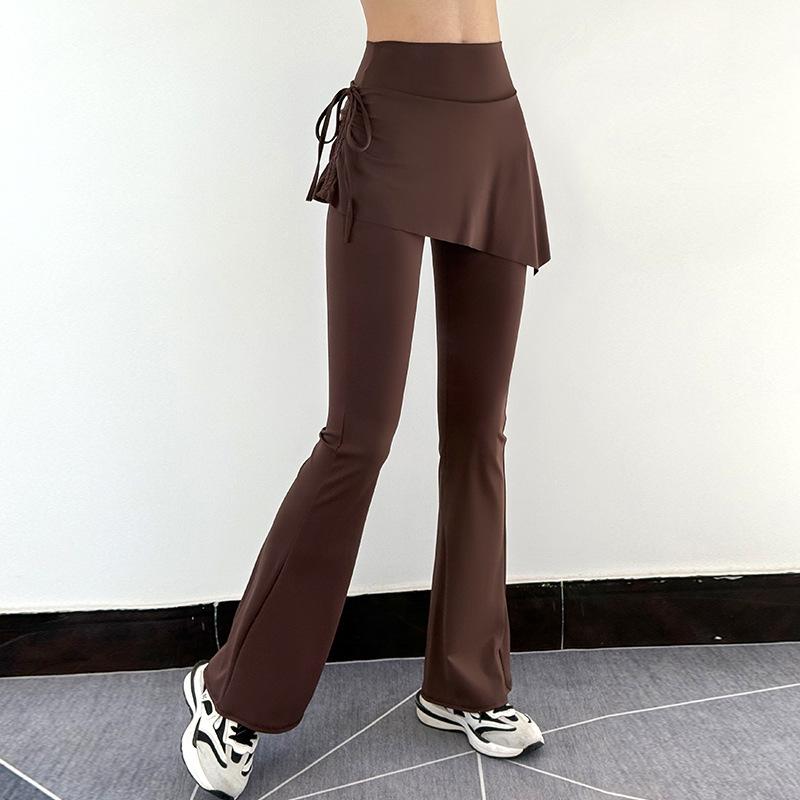 ヨガパンツ レディース スポーツパンツ ハイウエスト レギンス スキニー ランニング トレーニングパンツ 美脚 ストレッチ 伸縮性 ブラック グレー ブラウン 春夏秋冬2