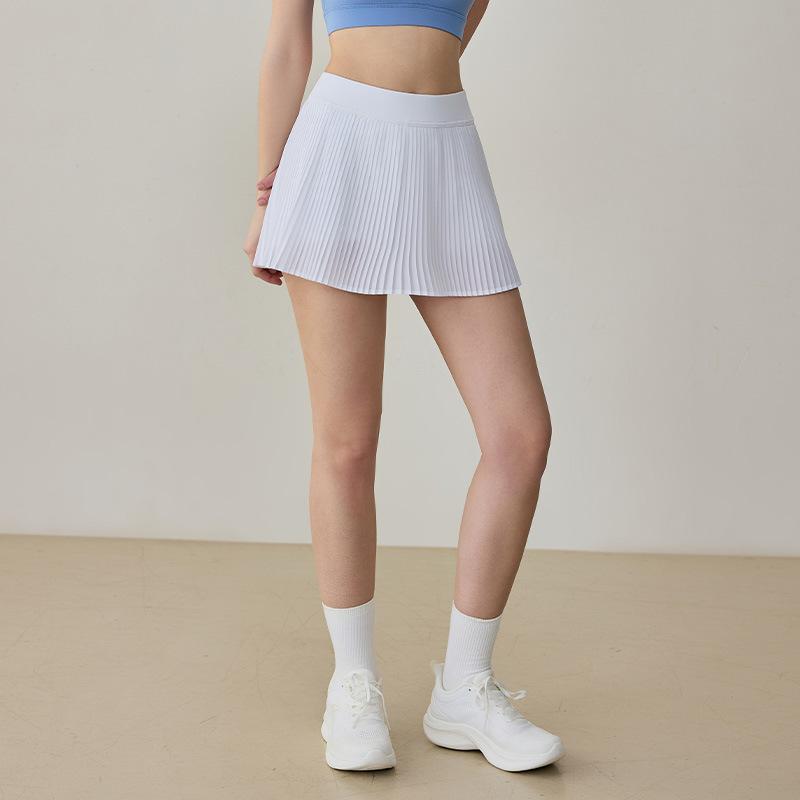 スカート レディース スポーツ テニス ゴルフ ランニング ヨガ 吸湿速乾 短パン付き 春夏 高腰 伸縮性 通気性 ミントグリーン ブラック ネイビー グレー