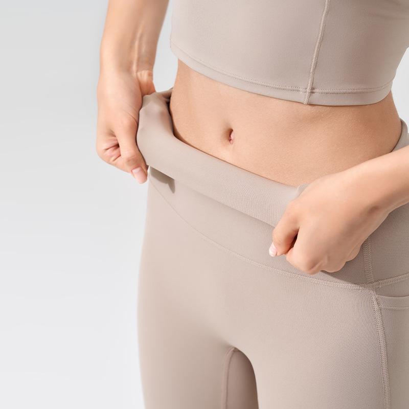 ヨガパンツ レディース 5分丈 高 waist ヒップアップ ポケット付き スポーツ ランニング フィットネス 伸縮性 ストレッチ 無地 ブラック ネイビー ピンク系 カーキ グレー