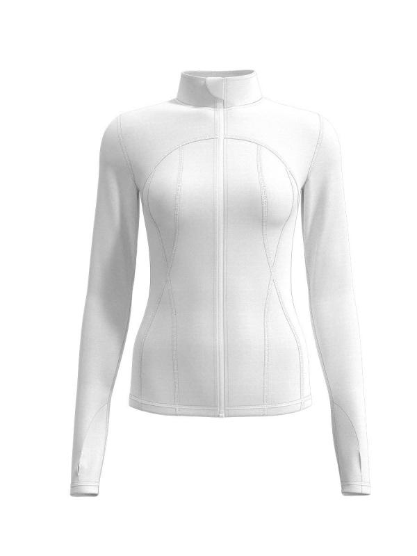 ヨガウェア レディース ナイロン ジップアップ ランニング ウェア 長袖 スポーツ ジャケット アウター 羽織り トレーニングウェア ストレッチ 伸縮性 吸湿性 速乾性 黒 ブラック ピンク ブルー