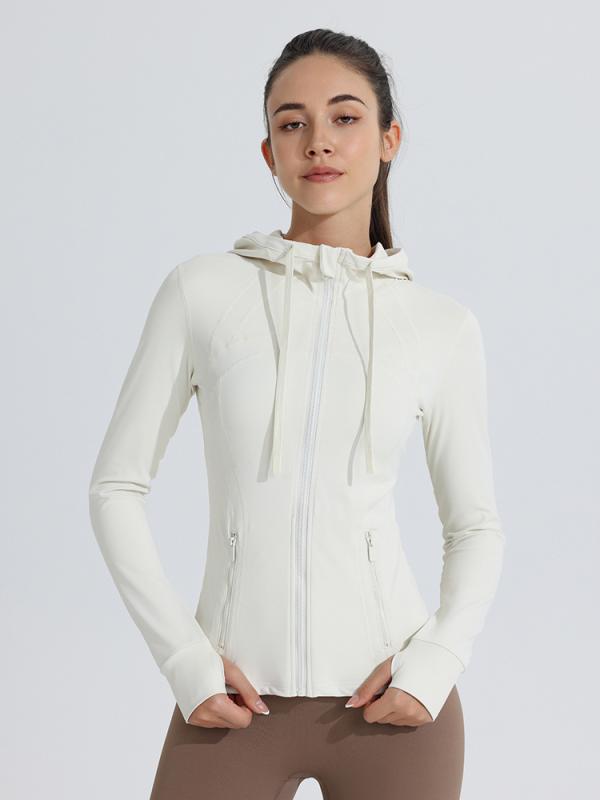 ヨガウェア レディース 長袖 トップス 速乾 ランニング スポーツ ジャケット パーカー カーディガン 秋冬 接触冷感 伸縮性 ストレッチ 普段使い 部屋着 トレーニングウェア ブラック ピンク系