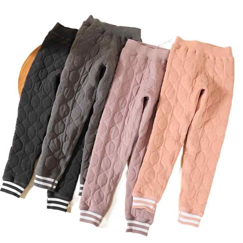 パンツ キッズ 子供用 裏起毛 あったか インナーパンツ 女の子 スクールパンツ ウール混 秋冬 無地 ピ..