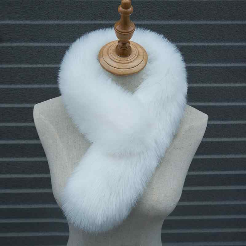 マフラー レディース フェイクファー ティペット 無地 秋冬 厚手 防寒 暖かい ベージュ系