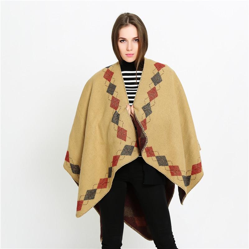 ショール レディース 秋冬 大判 厚手 ストール 膝掛け ブランケット ひざかけ あったか 暖かい 防寒 冷房対策 グレージュ ネイビー ブラウン(4)