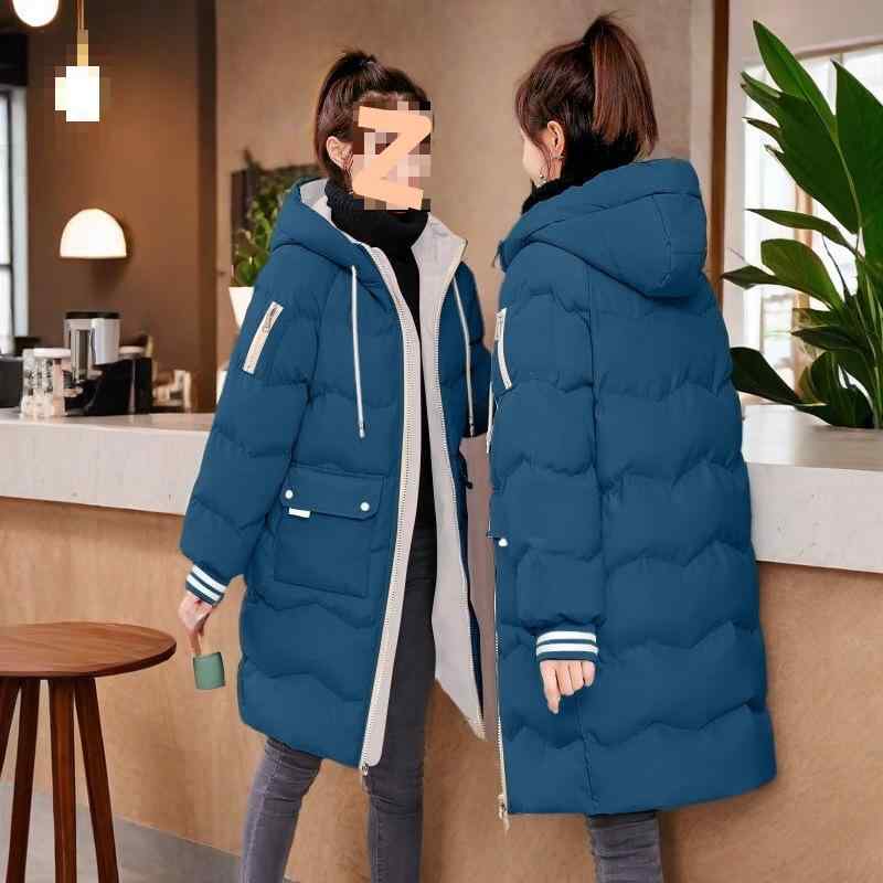 ダウンジャケット レディース 冬 中綿コート 韓国 ゆったり ミドル丈 大きいサイズ 厚手 アウター 通勤..