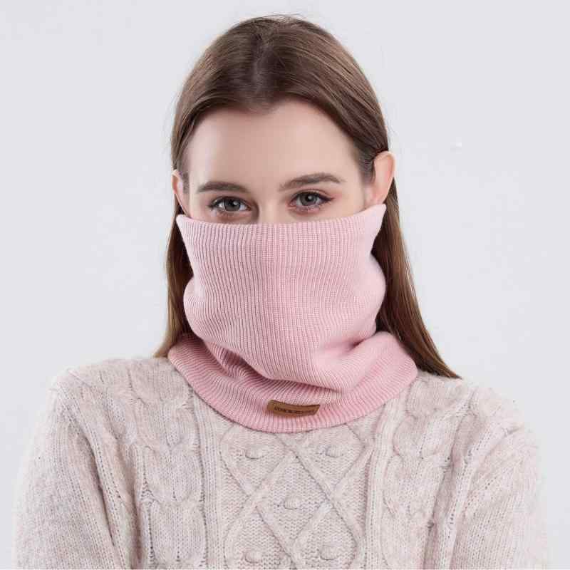 ネックウォーマー レディース 秋冬 防寒 暖かい スキー スノーボード アウトドア 接触冷感 保温 厚手 無地 ブラック グレー ネイビー ホワイト ピンク系2