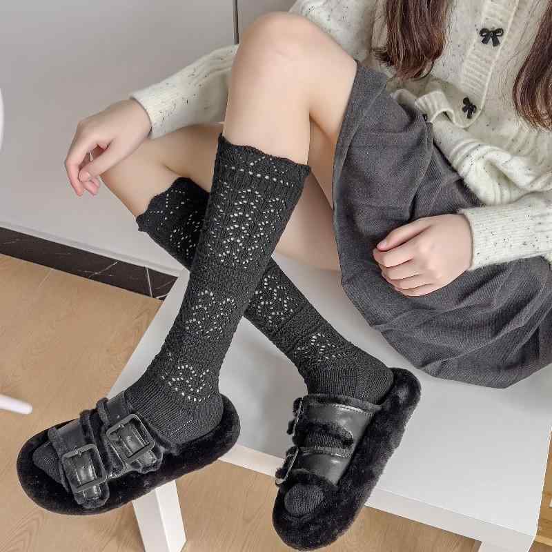 靴下 レディース 秋冬 羊毛 混 中筒 ソックス ケーブル編み ルーズソックス 厚手 あったか 冷え取り 重..