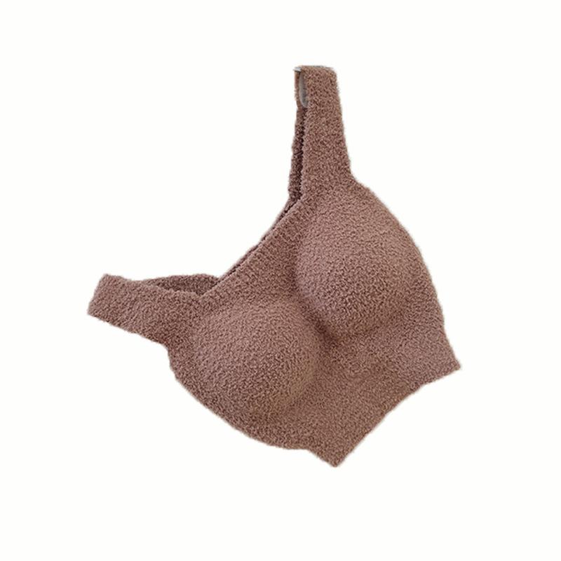 レディース インナー あったかインナー 裏起毛 ベスト ブラトップ 一体型 防寒 肌着 保温 秋冬 女性 婦人 無地 M L