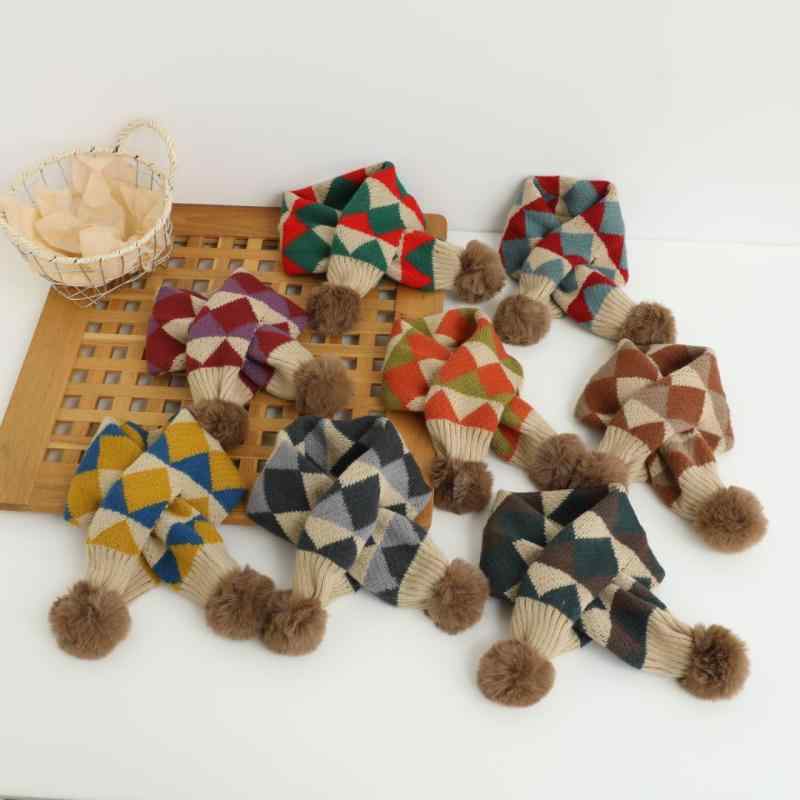 マフラー キッズ 子供用 秋冬 ニット スヌード ベビー ボーイズ ガールズ 保温 防寒 かわいい あったか..