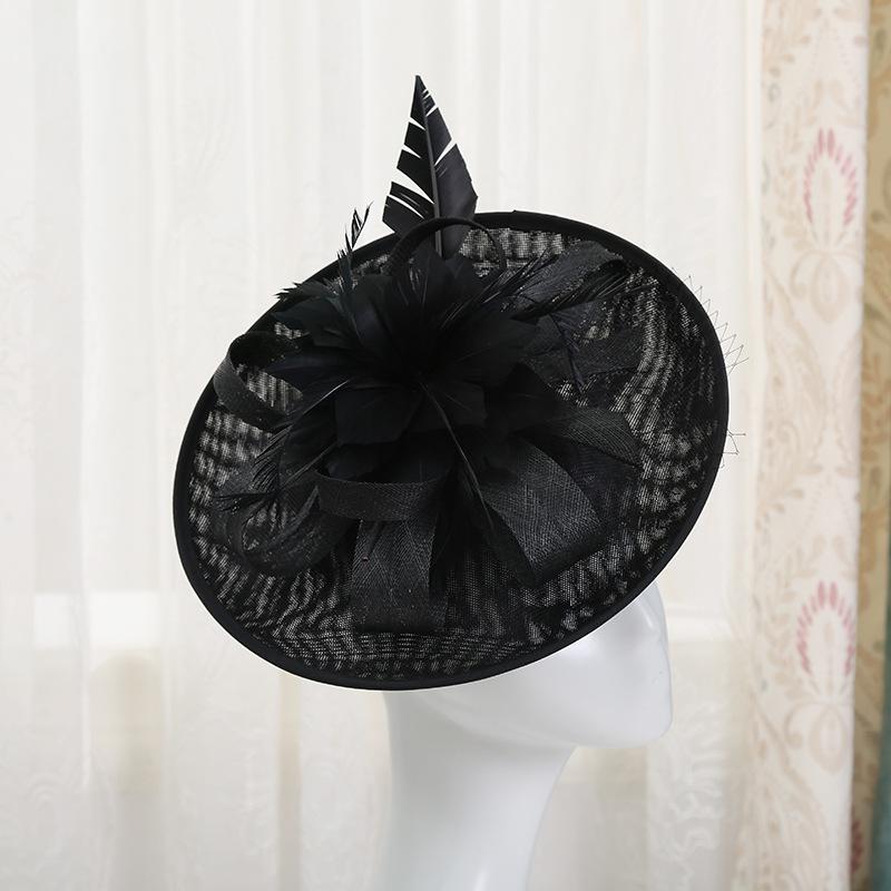 帽子 レディース パーティー フォーマル 礼装帽子 チュール 羽根飾り イベント 結婚式 披露宴 小物 レ..