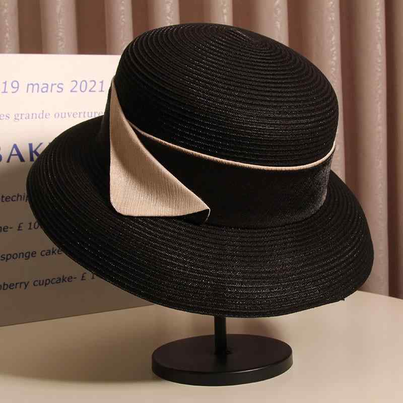 麦わら帽子 レディース 春夏 つば広 ハット UVカット 紫外線対策 日焼け防止 遮光 折りたたみ あご紐付..