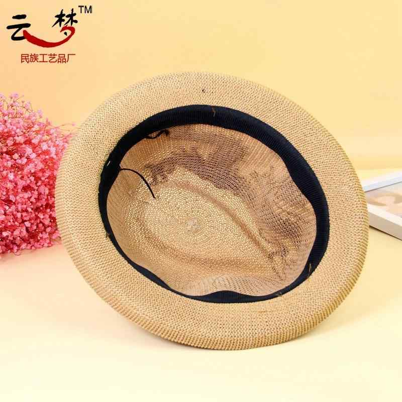 帽子 レディース 麦わら帽子 刺繍 民族風 UVカット 日よけ 紫外線対策 春夏 ベージュ 金龍 カーキ 酒紅..