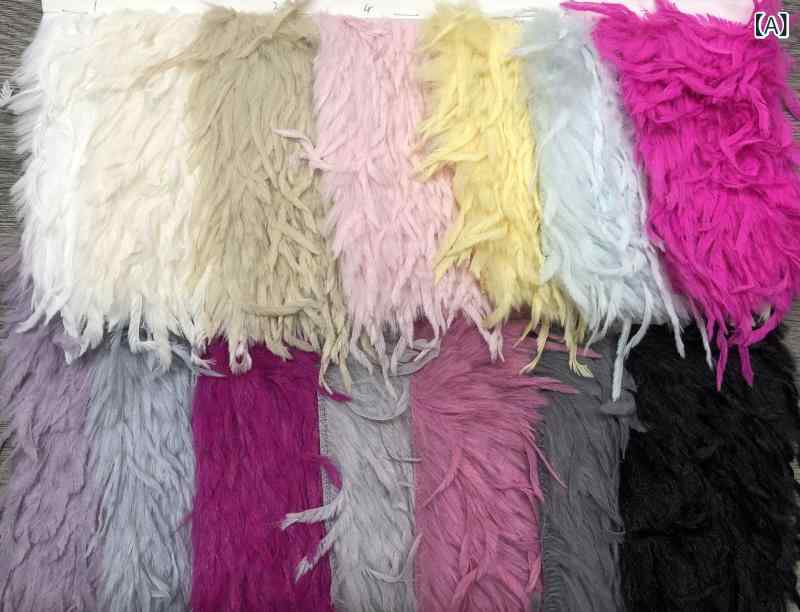 生地・布地 秋冬 服装 バッグ 用 ふわふわ ぬいぐるみ フェイクファー ポリエステル