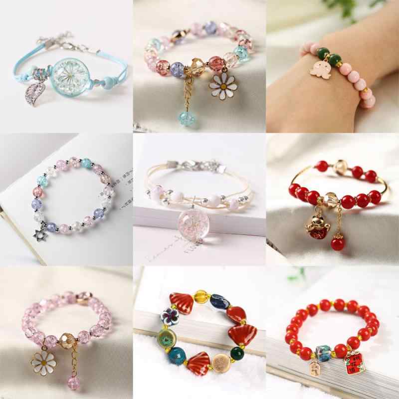 陶器 レディース ブレスレット アジャスタブル 学生 女性 ギフト 屋台 テント 民族風 古風 幾何学 模様..