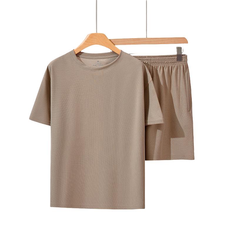 パジャマ レディース メンズ 半袖 短パン 上下セット ポリエステル 部屋着 寝間着 ルームウェア ワッフ..