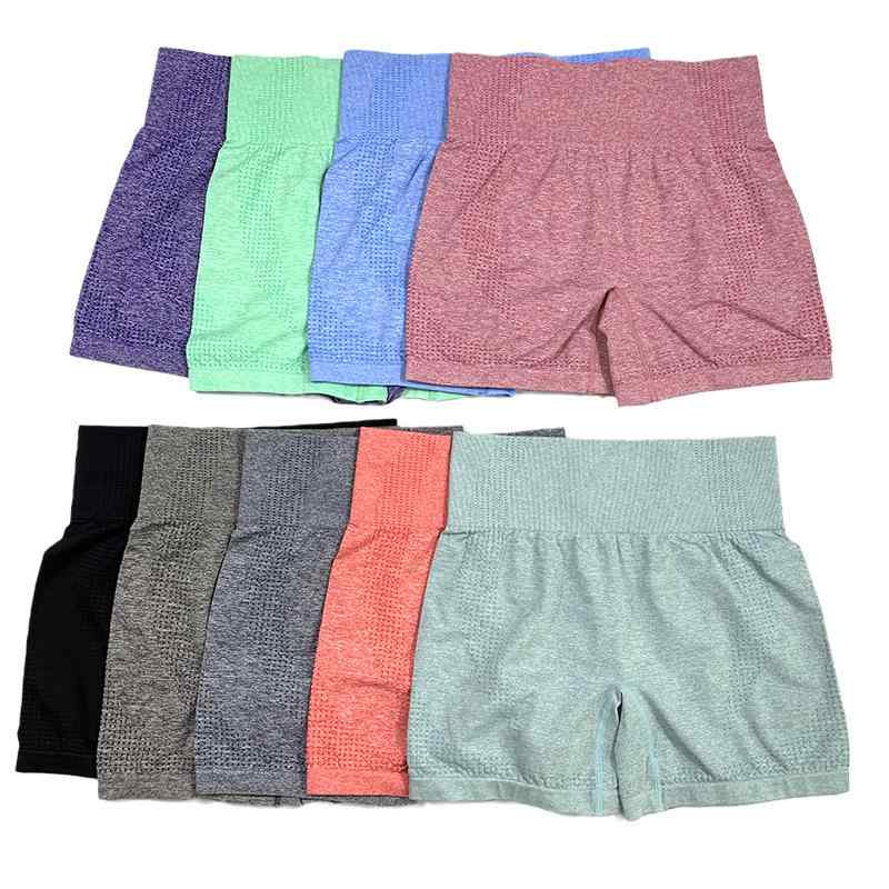 ヨガパンツ レディース スポーツショートパンツ シームレス ヒップアップ タイト 短パン レギンス トレ..