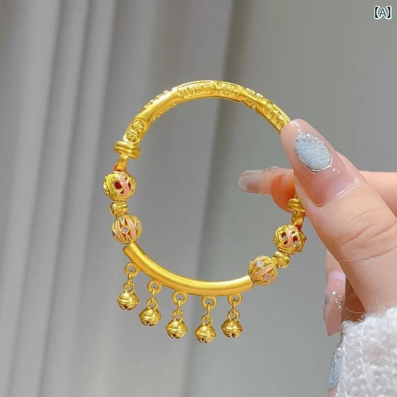 ブレスレット レディース ゴールド 電気メッキ加工 菱形 アクセサリー バングル アフリカ ヨーロッパ 南米 東南アジア 北米 東北アジア 中東