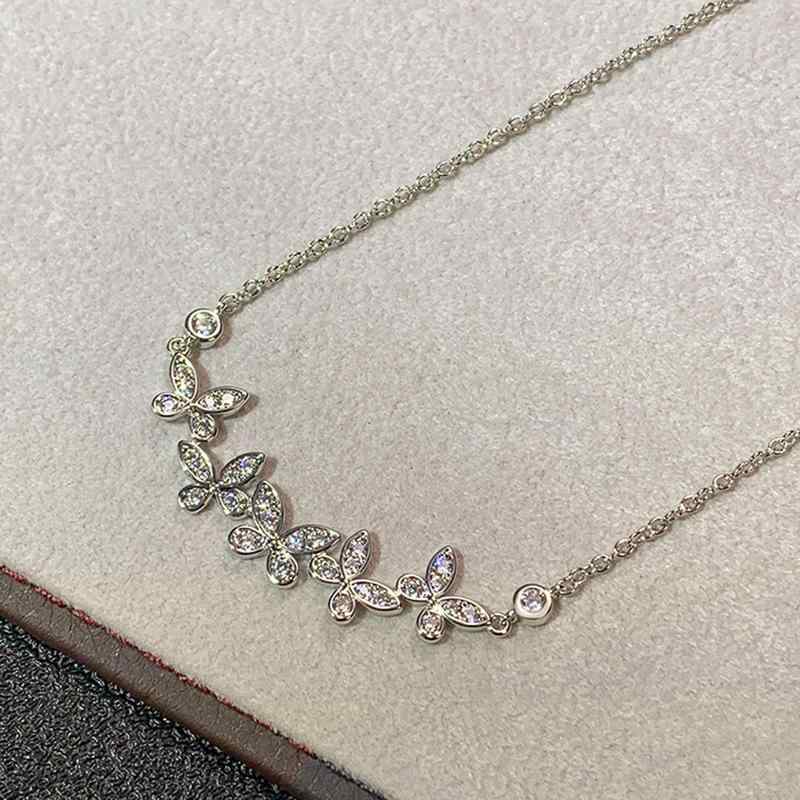 ネックレス レディース チョーカー 蝶 バタフライ ジルコニア ファッション トレンド おしゃれ かわい..