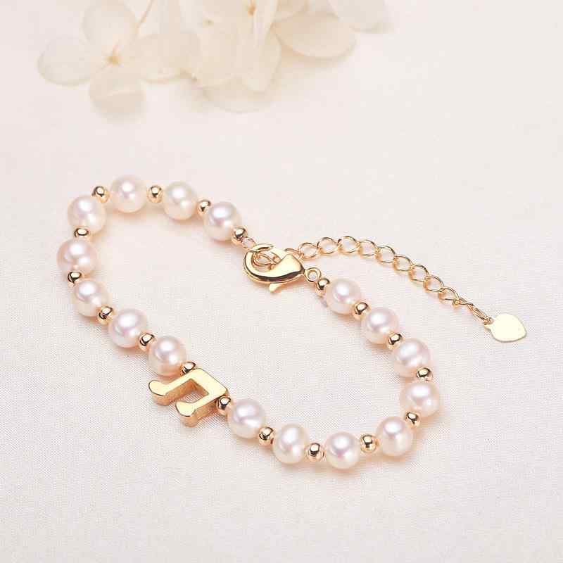 ブレスレット レディース ファッション小物 淡水パール 手作り 高級感 銅メッキ ジルコニア 音符 手飾..