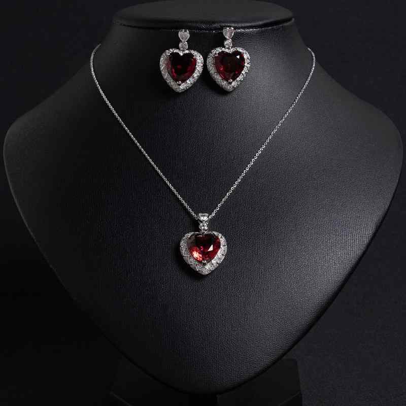 ネックレス & イヤリング レディース 鎖骨チェーン イヤリング セット キュービックジルコニア 黄色 ゴールド エレガント ジュエリー