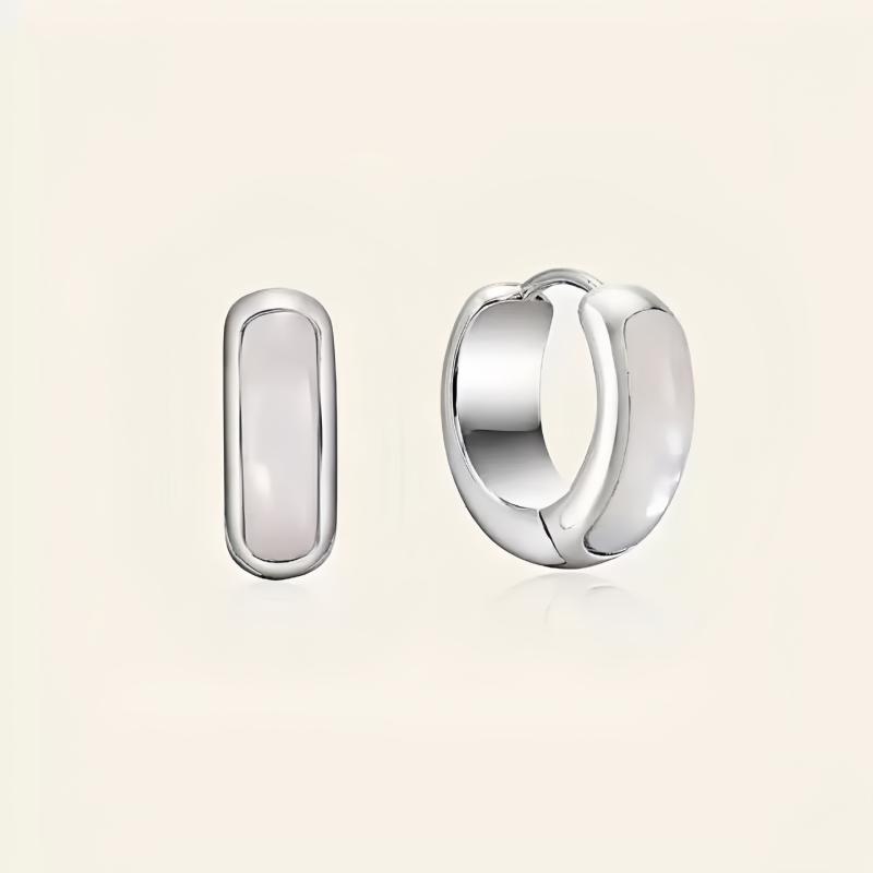 ピアス レディース シルバー925 電気メッキ加工 丸型 幾何学 軽奢風 ファッション 通勤 デイリーユース