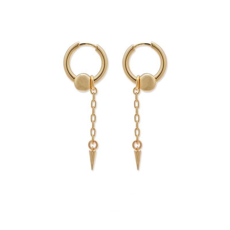 楽天ブリルビピアス レディース 高級感 ゴールド シルバー 幾何学模様 ファッション 通勤 イヤリング 電気メッキ加工