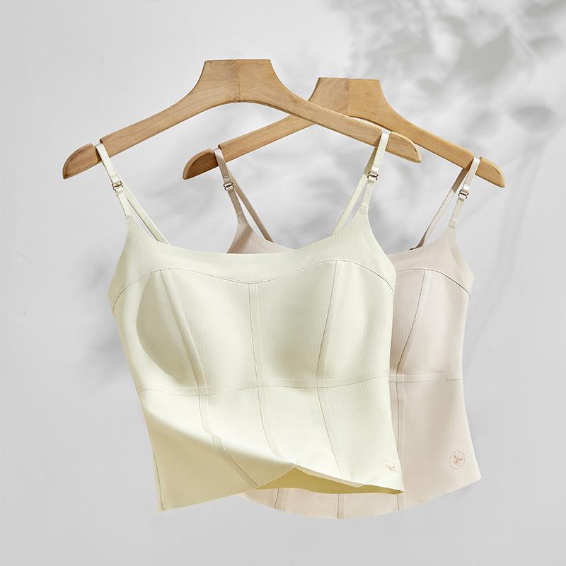 キャミソール レディース 美シルエット カップ付き ブラトップ チューブトップ インナー トップス 接触冷感 伸縮性 吸湿速乾 無地 ブラック ピンク系