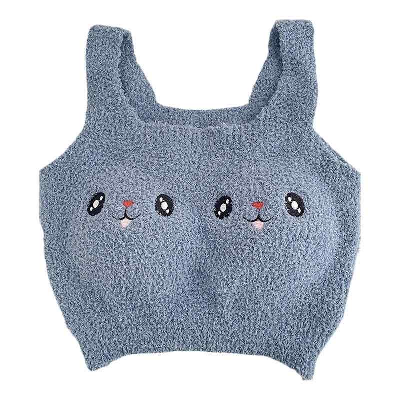 ベスト レディース 秋冬 女性用 あったかインナー 裏起毛 防寒 肌着 ブラキャミソール カップ付き 暖かい ノンワイヤー2