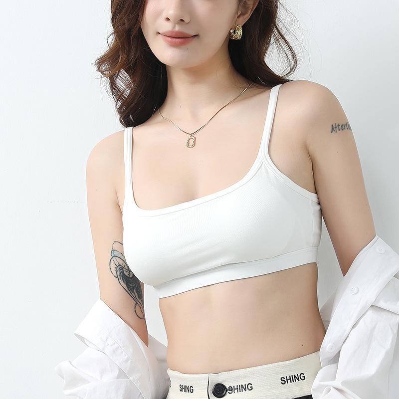 ブラジャー レディース ビスチェ 接触冷感 ノンワイヤー 通気性 インナー カップ付き チューブトップ ..