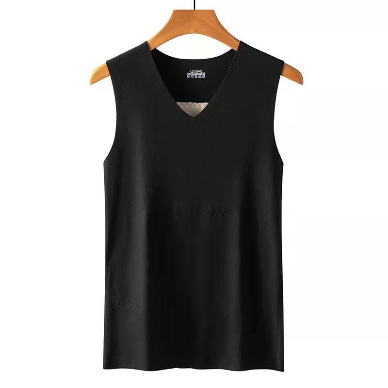 ベスト 男性用 女性用 保温肌着 裏起毛 Vネック 防寒 あったかインナー ポリエステル