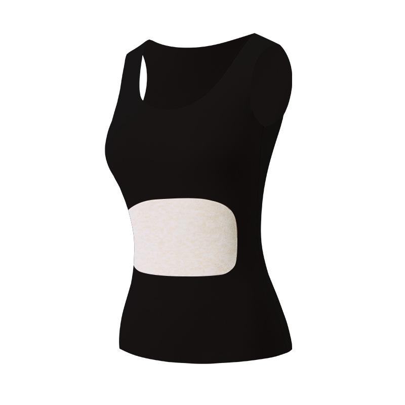 ベスト レディース 秋冬 保温 肌着 加絨 厚手 あったか 冷え対策 腹巻 暖かい ポリエステル