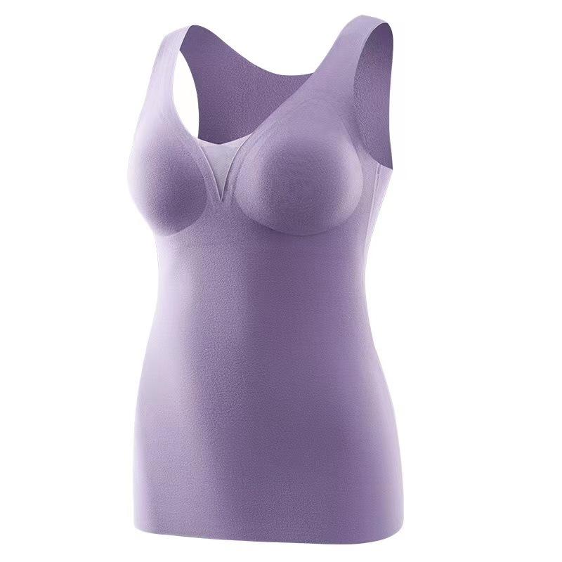 インナー レディース 秋冬 保温インナー Vネック 火山岩 蓄熱 無縫製 裏起毛 あったかインナー 肌着 下着2