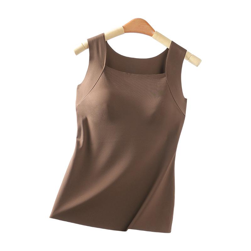 レディース 保温タンクトップ ブラトップ 秋冬 肌着 下着 快適 インナーウェア アンダーウェア 高弾性