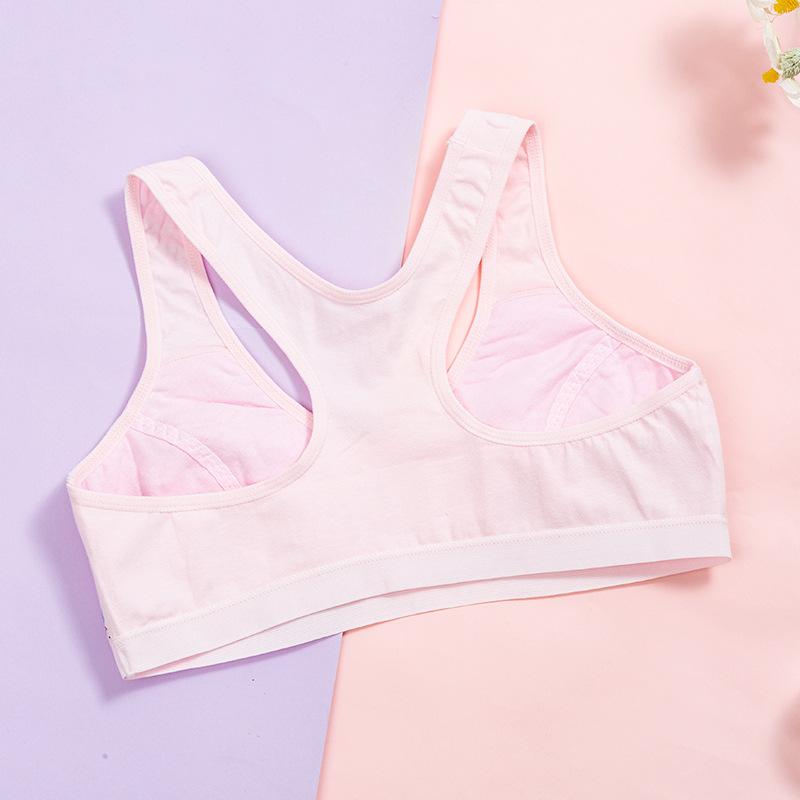 子供用ブラジャー 春夏 女の子 女の子 キッズ ジュニア スポーツブラ スポブラ ノンワイヤー 綿 コット..