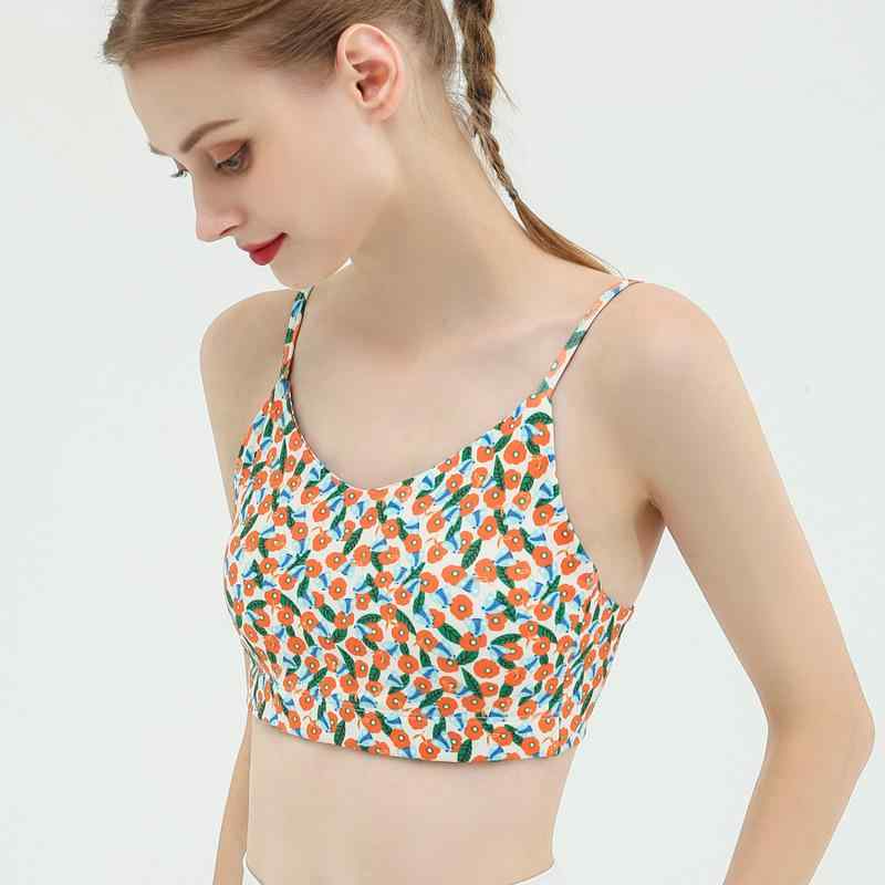 ヨガ トップス レディース ブラ パッド付き 吸湿速乾 高弾性 スポーツ ウェア 運動着 トレーニング ウ..