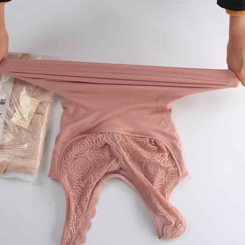 インナー レディース 保温インナー Vネック 肌着 トップス カットソー 下着 レース 無縫製 裏起毛 竹繊維 黒 ピンク ベージュ2