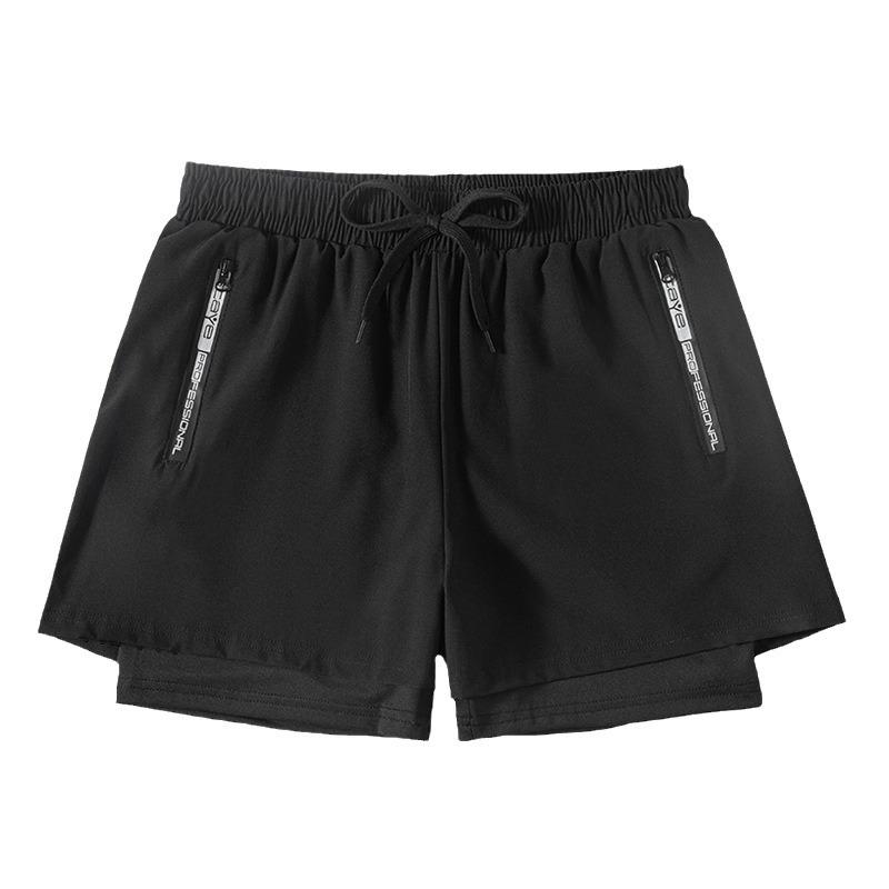 水着 男性用 スイムパンツ 速乾性 ビーチパンツ 運動 温泉 プール 海水浴 ポリエステル 無地 黒 ブラック 緑 グリーン 大きいサイズ