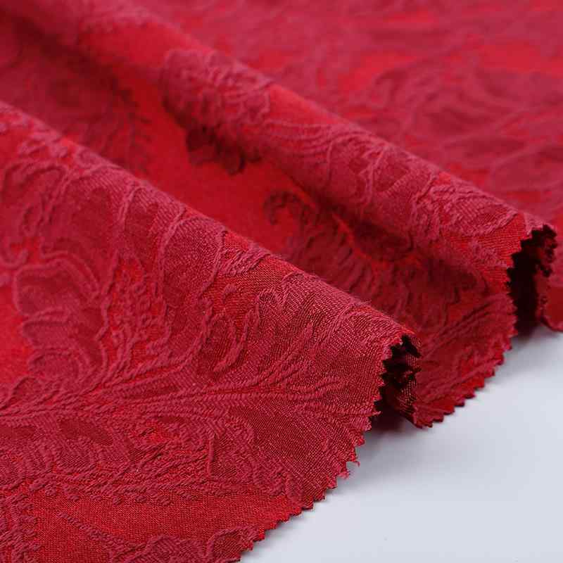 生地・布地 チャイナドレス・漢服 復古柄 提花生地 ポリエステル 綿 抽象柄 ジャカード織 幅150cm 衣装..