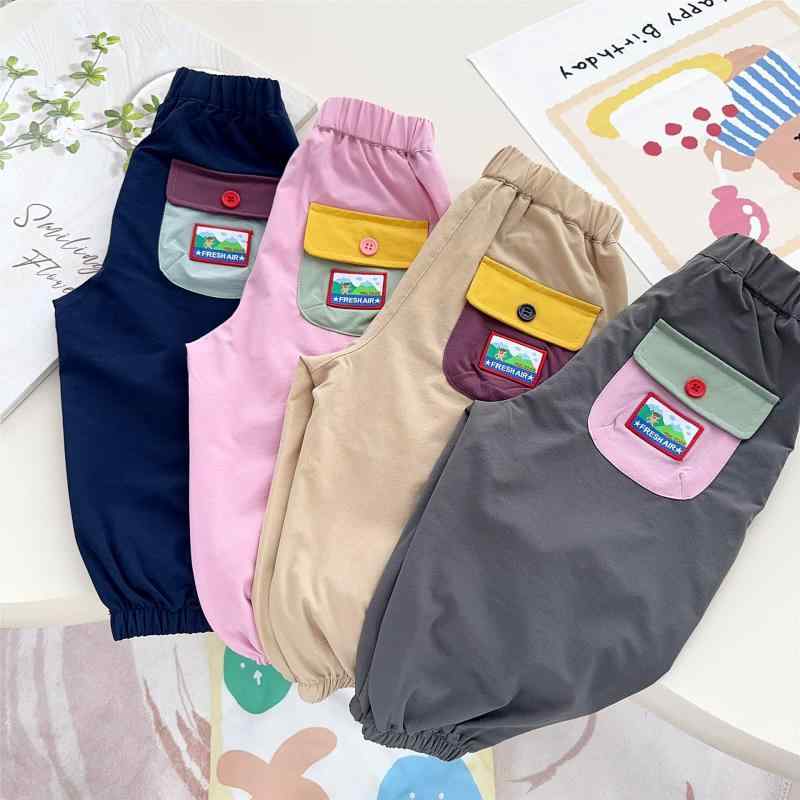 子供用パンツ アウトドアパンツ カジュアルパンツ 速乾 伸縮性 山系 撥水性 キャンプ ズボン 春秋