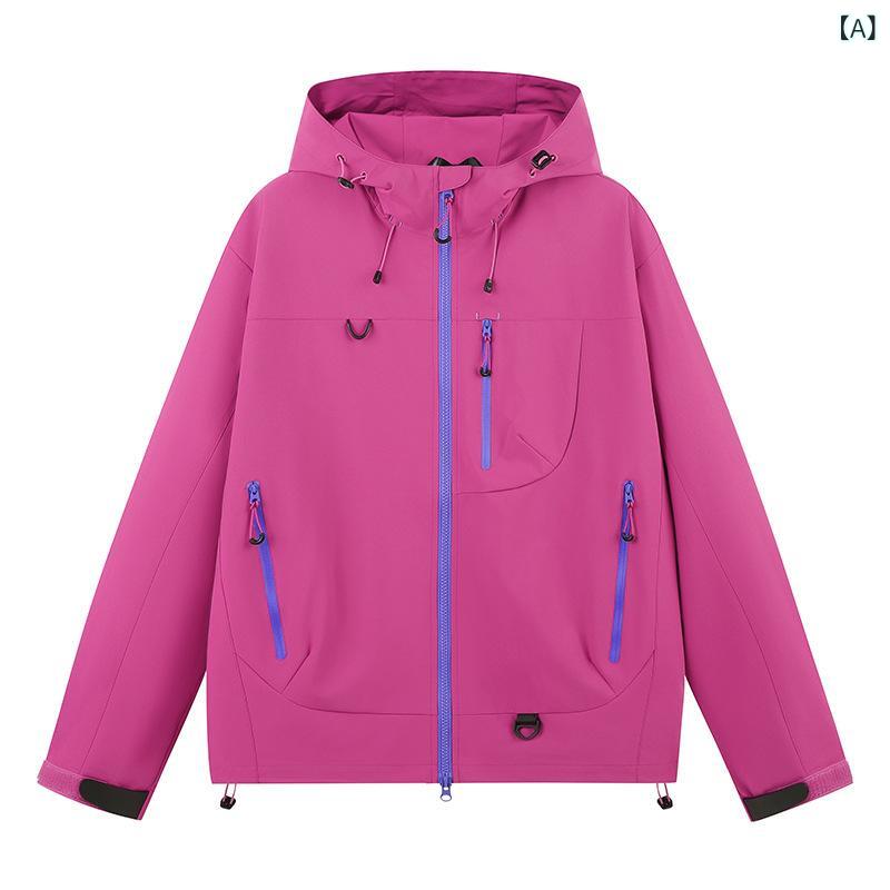 マウンテンパーカー レディース 春秋 防風 登山服 男性用 防水 保温 アウター 撥水 ジャケット 登山 ア..