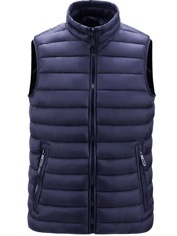 ベスト 男性用 チョッキ 秋冬 シーズン アウター カジュアル ウェア 軽量 スリム 無地 ブラック イエロー グリーン ネイビー レッド