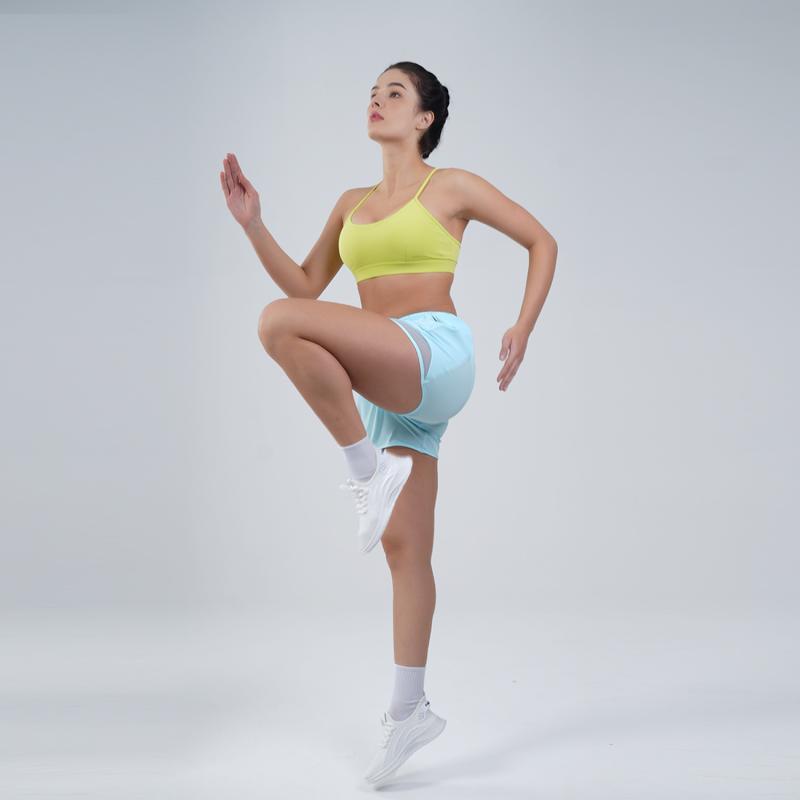 スポーツ ショートパンツ レディース 高機能 速乾 ランニング トレーニング ウェア 高腰 ヨガパンツ 伸縮性 通気性 大 रेड ブラック アイスブルー ホワイト