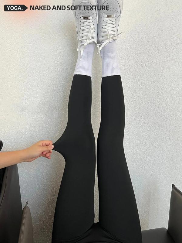 ヨガパンツ レディース 秋冬 高腰 裏起毛 シャーリング あったか スキニーパンツ レギンスパンツ スポーツ 運動 伸縮性 ストレッチ ブラック