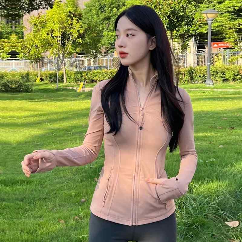 ヨガ服 レディース ストレッチ トレーニング ジャケット ポケット付き ランニング スポーツウェア アウター 接触冷感 吸湿速乾 ジャージ ジム フィットネス 春秋