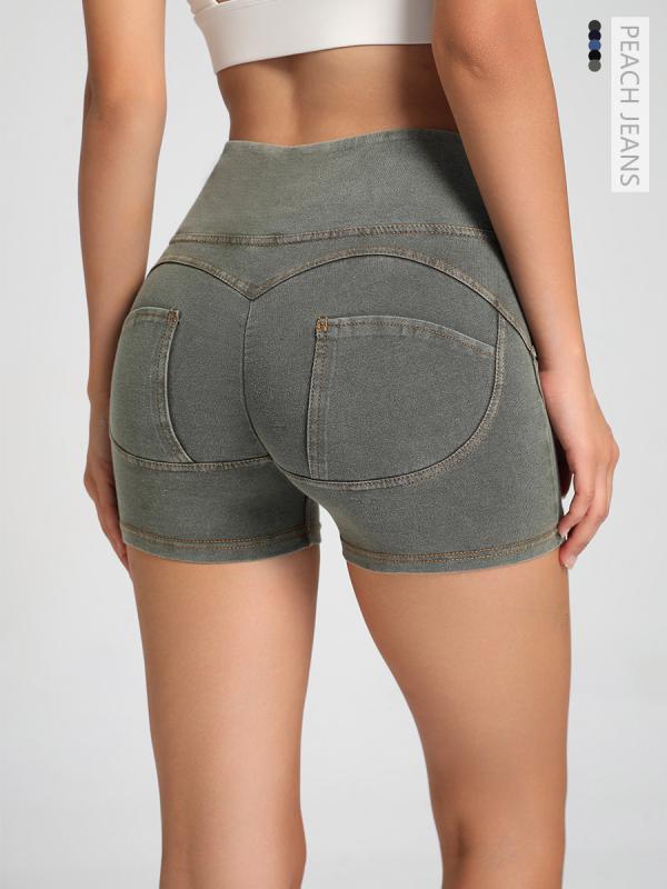 ヨガパンツ レディース 高 elastic 高腰 ピーチヒップ トレーニングパンツ スパッツ ショートパンツ ス..