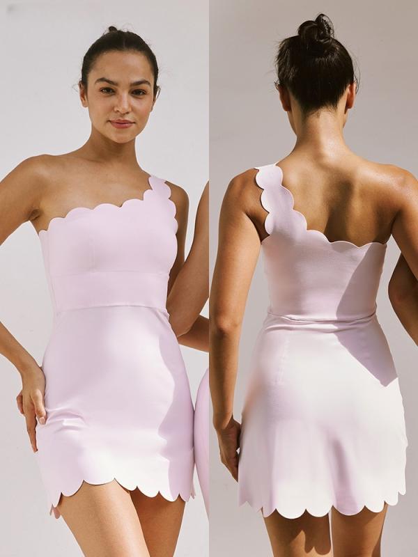 ヨガ ワンピース レディース スポーツウェア バレエピンク 淡黄色 ブラック オフホワイト 無地 ノース..