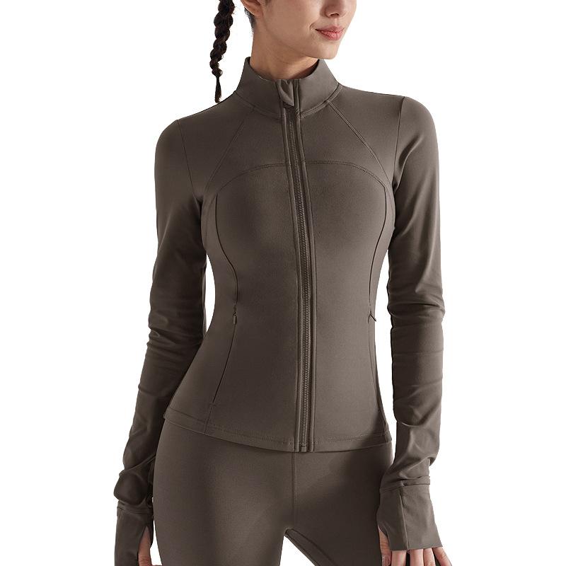 ヨガ 服 レディース アウター 秋冬 スポーツ ウェア ランニング トレーニング 抗菌 長袖 トップス 吸湿速乾 ストレッチ 伸縮性 普段使い