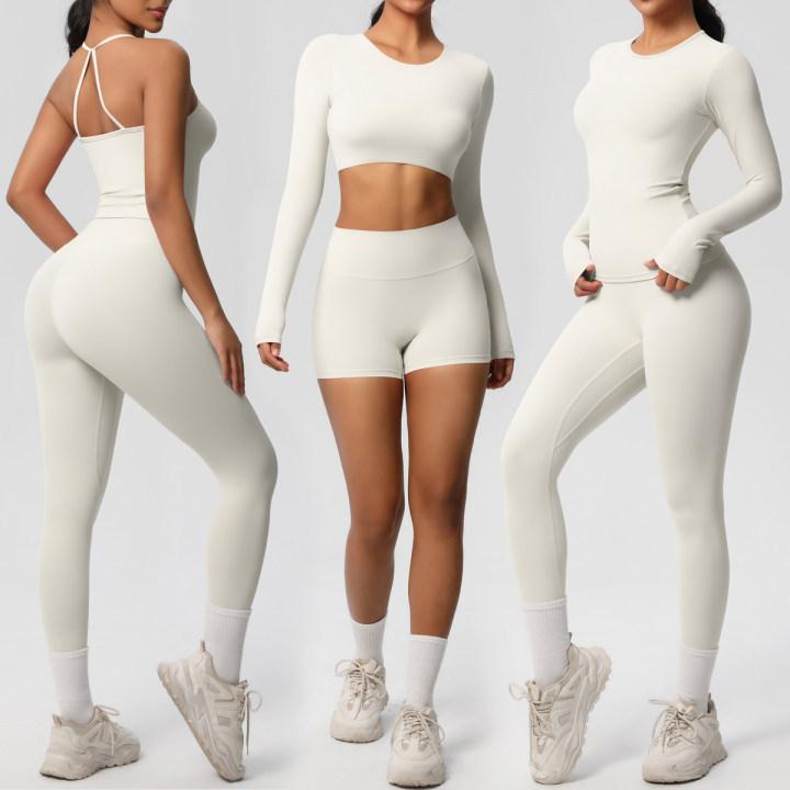 ヨガウェア レディース 上下セット 8点セット 速乾 スポーツウェア トレーニングウェア ランニングウェア 運動着 ヨガパンツ レギンス ブラ キャミソール タンクトップ 長袖 半袖 ジャケット アウター パンツ ズボン ショートパンツ 短パン パーカー