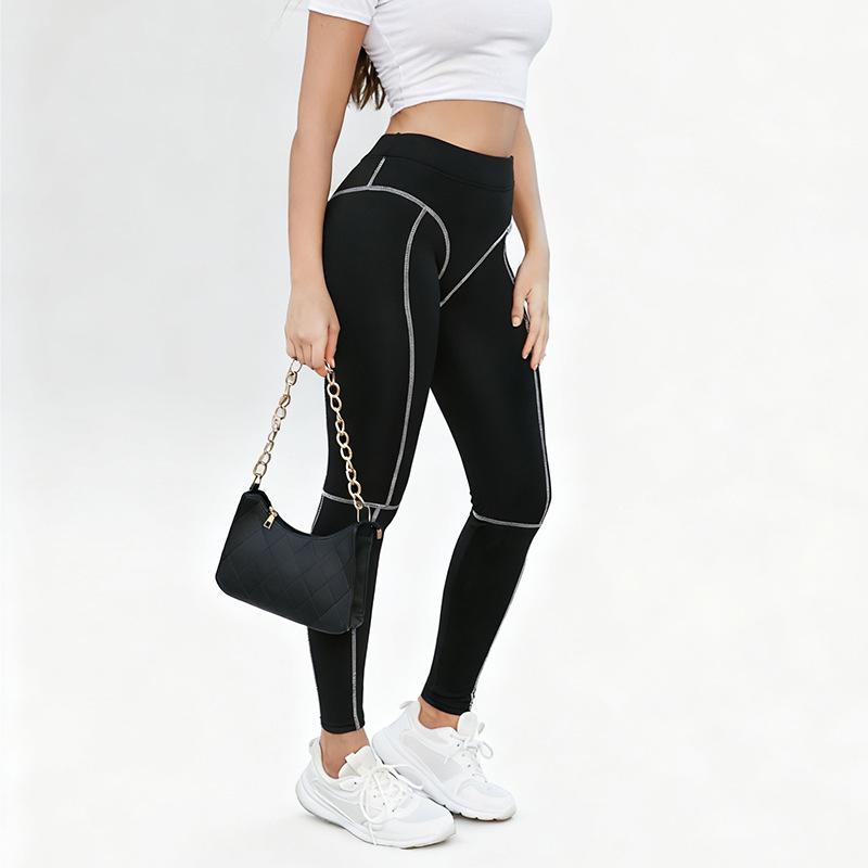 ヨガパンツ レディース 秋冬 裏起毛 レギンス ハイウエスト ヒップアップ スパッツ スポーツ ウェア 配色 ストレッチパンツ トレーニング ランニング 運動着 スリム 美脚