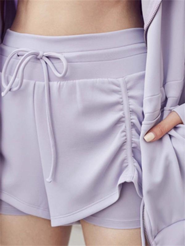 ヨガパンツ レディース 高腰 運動 スポーツ 短パン インナー付き ランニング トレーニング 吸湿速乾 伸..